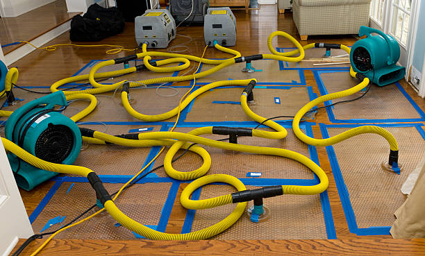 Professional Crawl Space Water Removal technician working in Gomer, OH